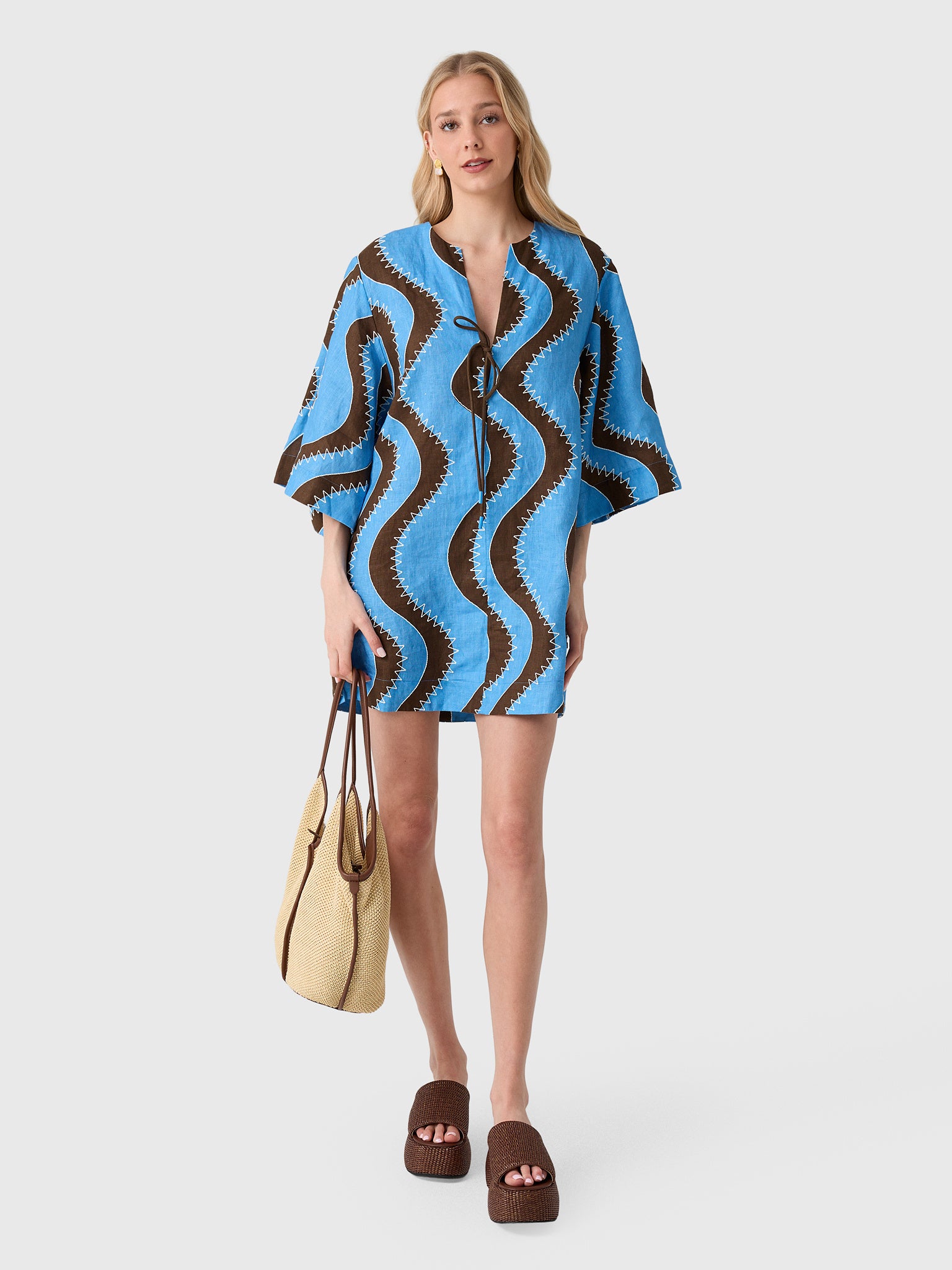 Alemais Women's Frankie Mini Dress - Saint Bernard