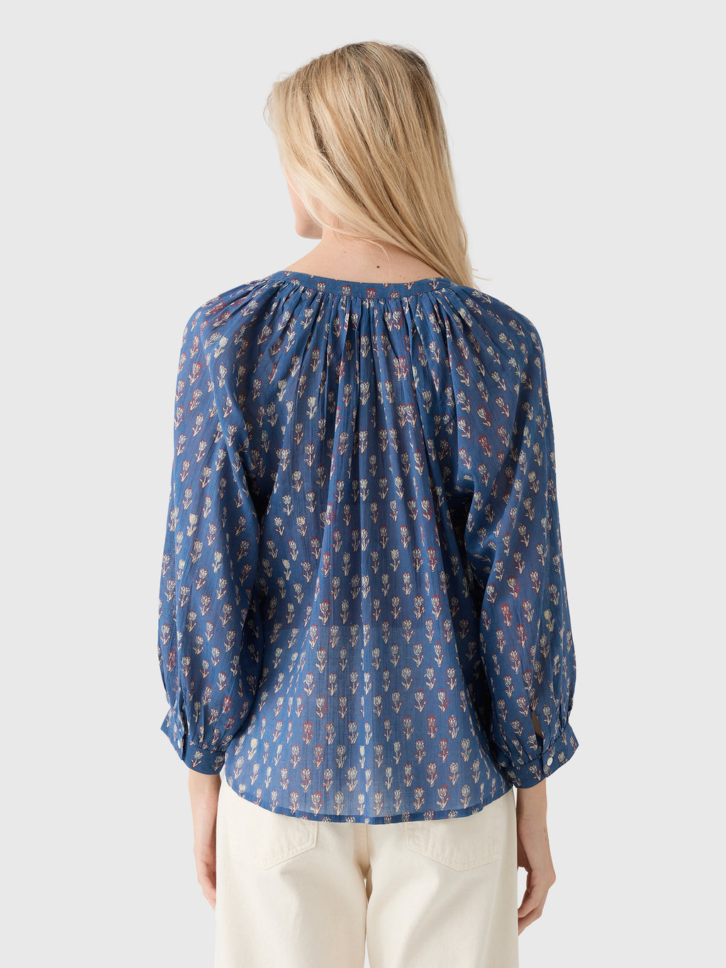 M.A.B.E Women's Ari Print Top - Saint Bernard