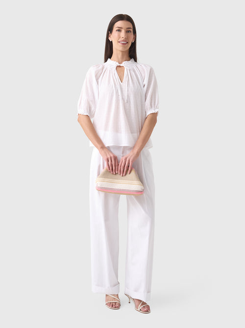 M.A.B.E Women's Lotta Short Sleeve Top