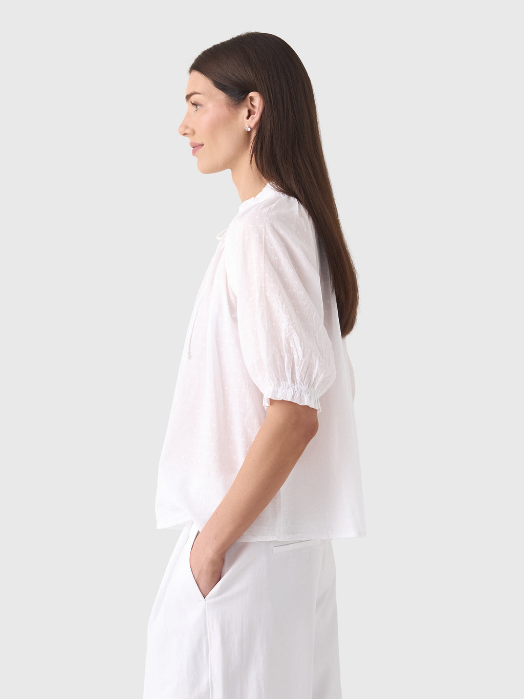 M.A.B.E Women's Lotta Short Sleeve Top - Saint Bernard