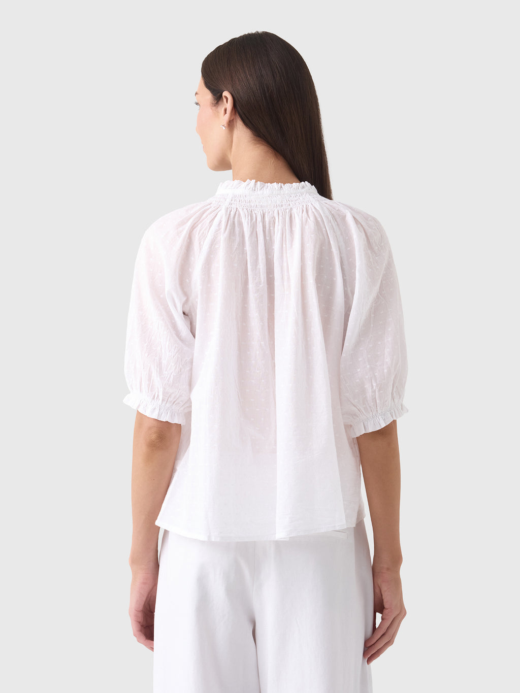 M.A.B.E Women's Lotta Short Sleeve Top - Saint Bernard