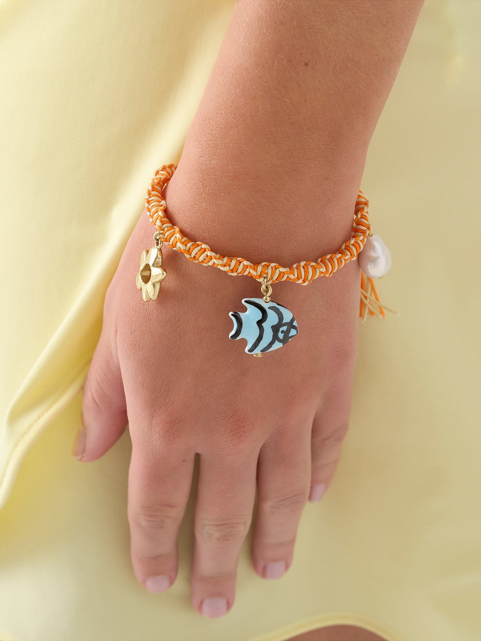 Alemais Calypso Macrame Charm Bracelet - Saint Bernard