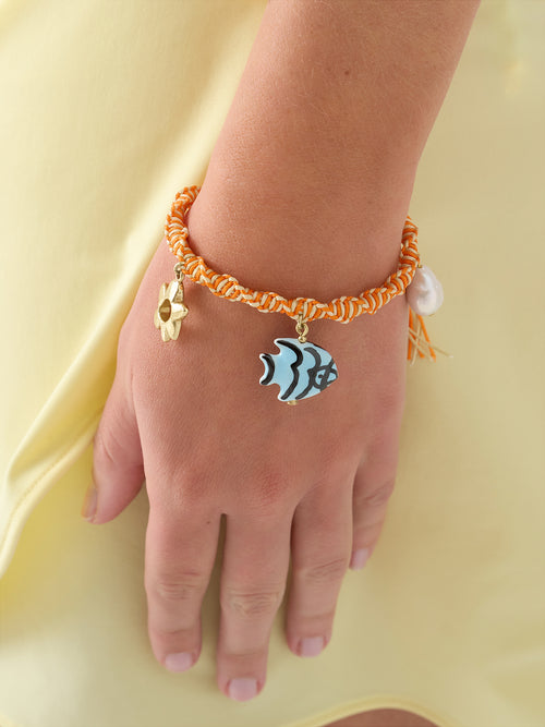 Alemais Calypso Macrame Charm Bracelet