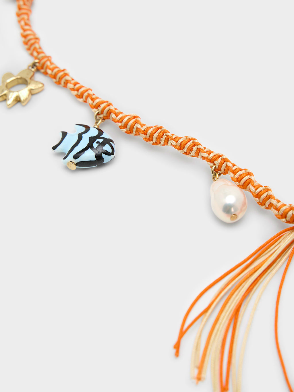 Alemais Calypso Macrame Charm Bracelet - Saint Bernard