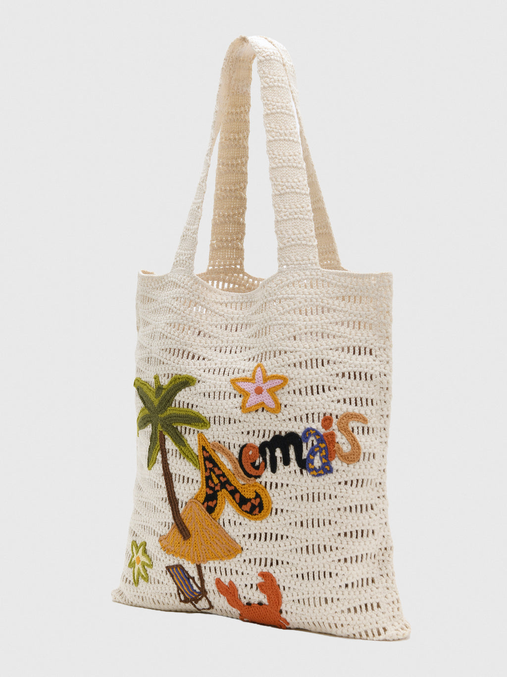 Alemais Island Cove Crochet Tote - Saint Bernard