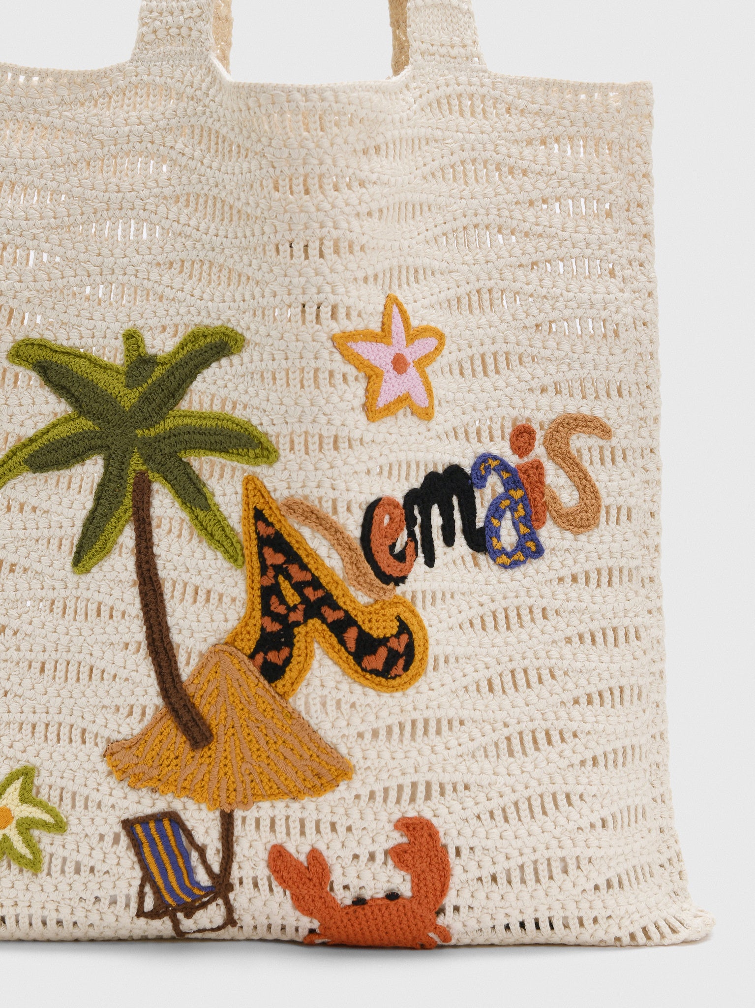 Alemais Island Cove Crochet Tote - Saint Bernard