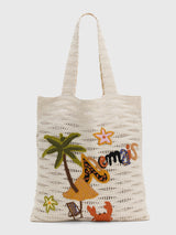 Alemais Island Cove Crochet Tote - Saint Bernard