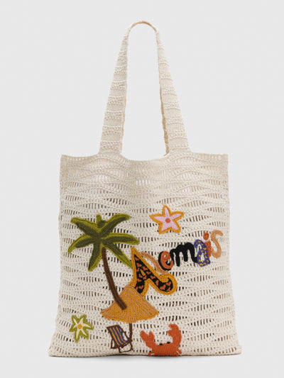 Alemais Island Cove Crochet Tote - Saint Bernard