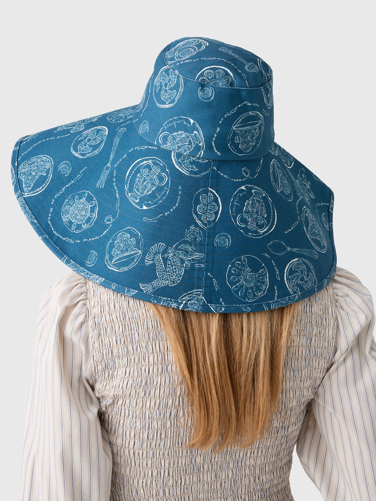 Alemais Women's Lucky Wide Brim Sunhat - Saint Bernard