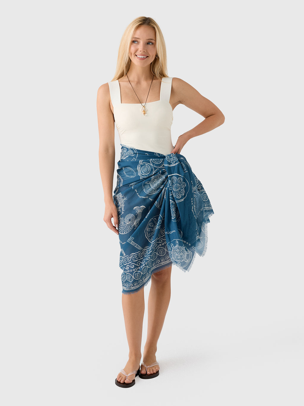 Alemais Women's Lucky Cotton Pareo - Saint Bernard