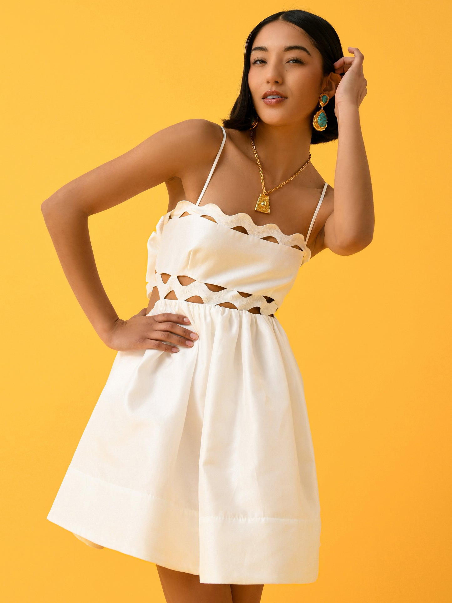 CLEA Women's Kalina Mini Dress - Saint Bernard