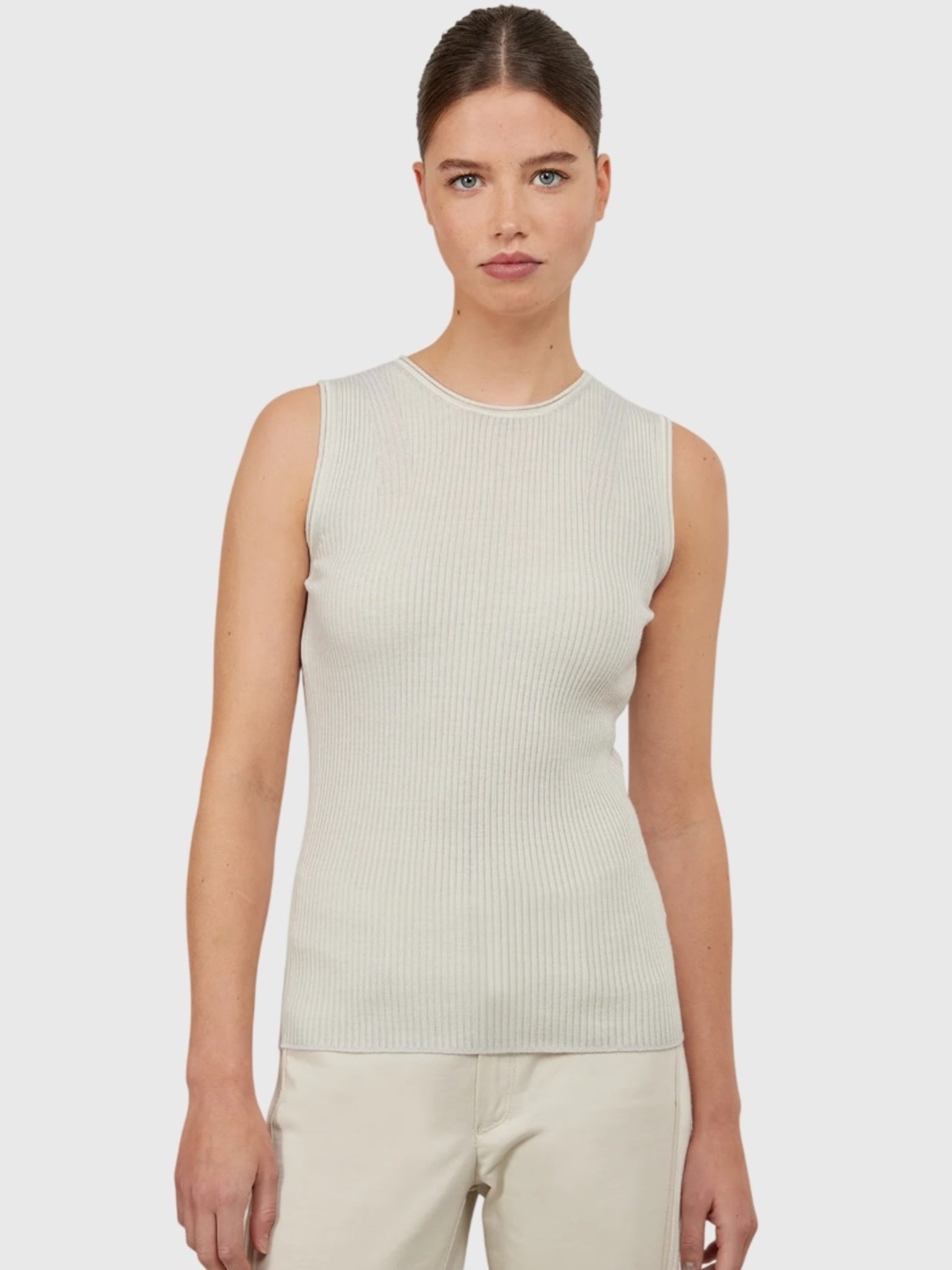 Frauenschuh Women's Lavinia Dyed Sleeveless Knit Shirt - Saint Bernard