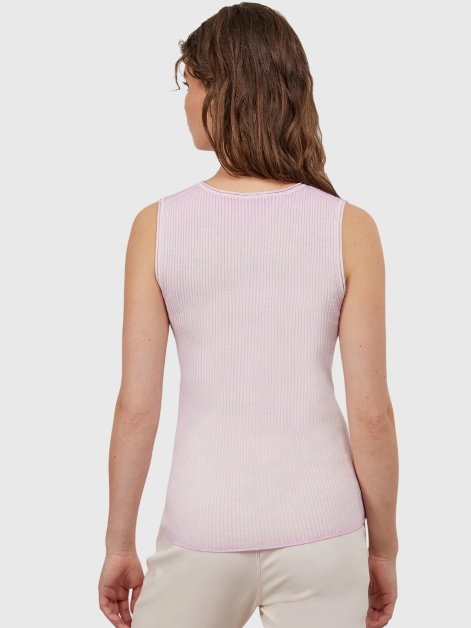 Frauenschuh Women's Lavinia Dyed Sleeveless Knit Shirt - Saint Bernard