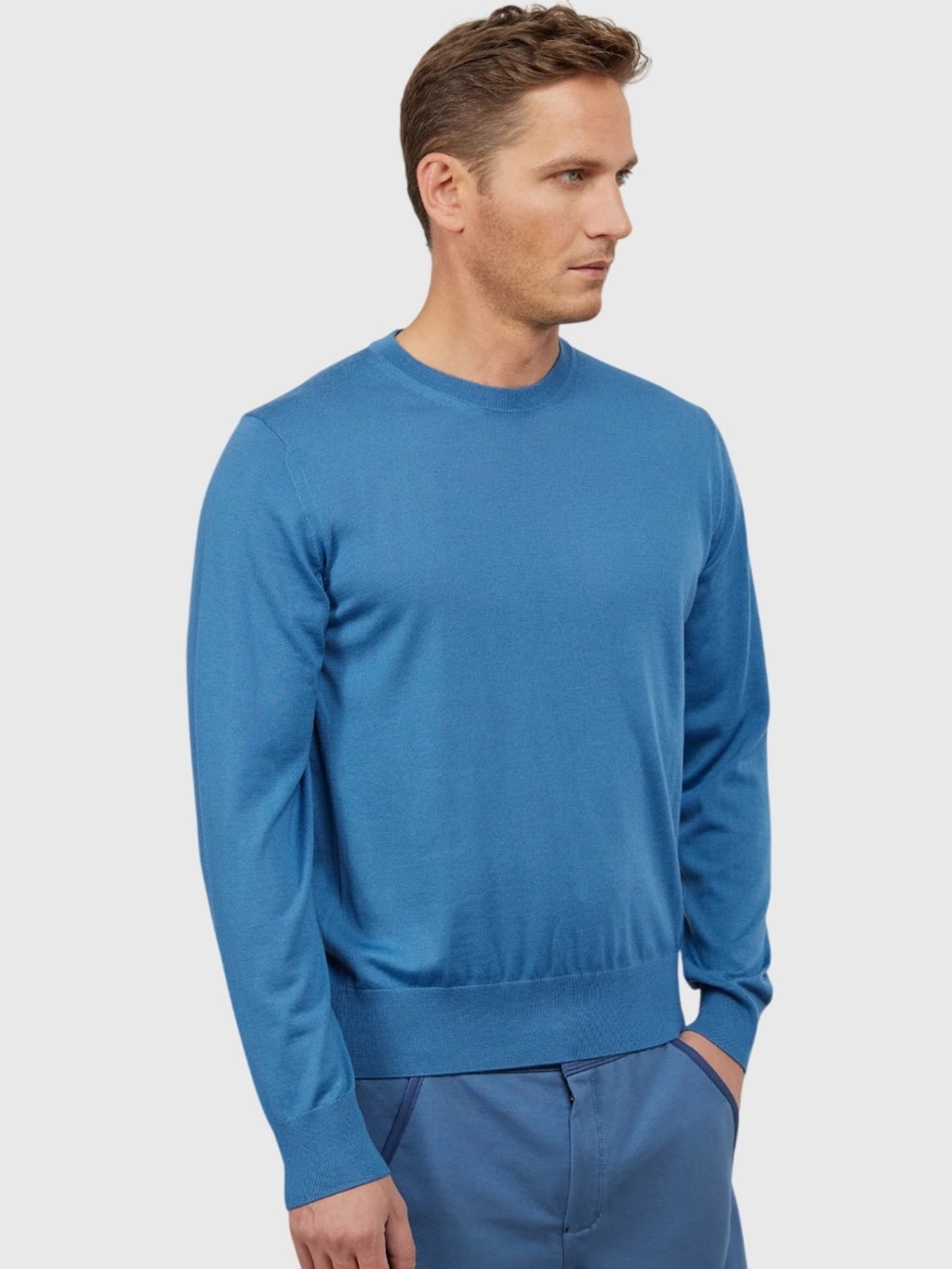 Frauenschuh Men's Jones Crew Neck Knit Sweater - Saint Bernard