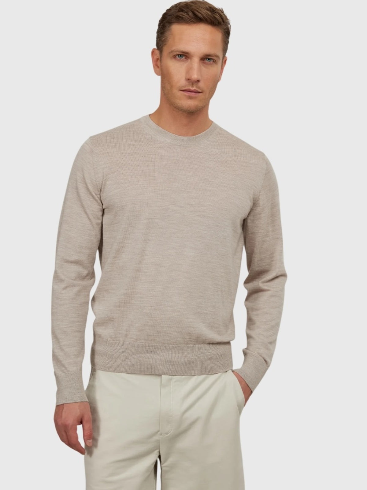 Frauenschuh Men's Jones Crew Neck Knit Sweater - Saint Bernard