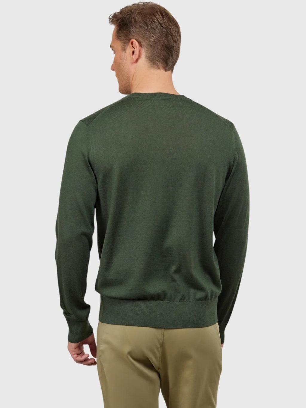 Frauenschuh Men's Roy V-Neck Knit Sweater - Saint Bernard