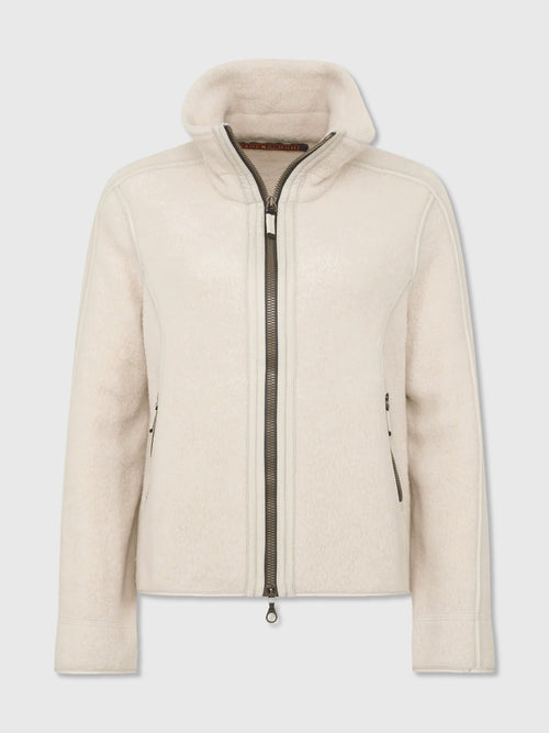 Frauenschuh Women's Juliana Biodegradable Wool Fleece Jacket - Saint Bernard