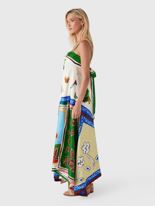 Alemais Women's Tangible Love Silk Midi Dress
