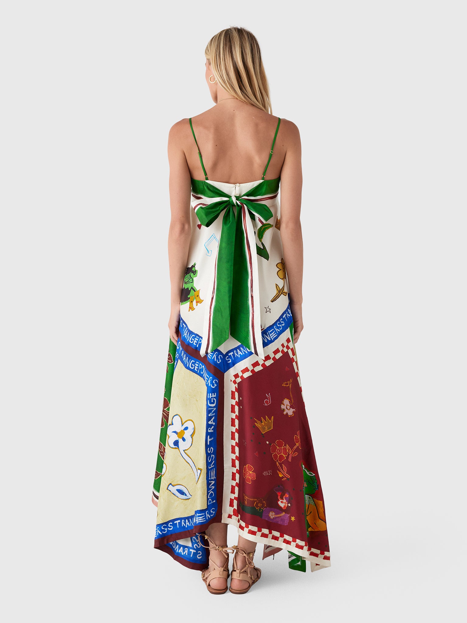 Alemais Women's Tangible Love Silk Midi Dress - Saint Bernard