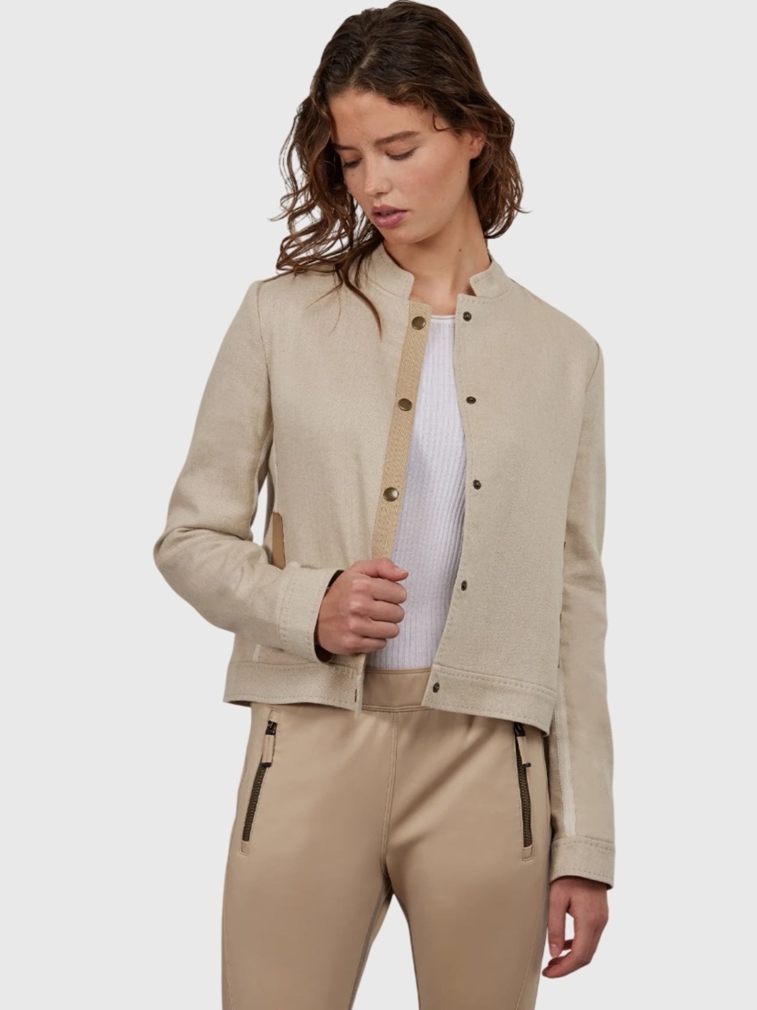 Frauenschuh Women's Emmy Cotton Linen Blazer - Saint Bernard