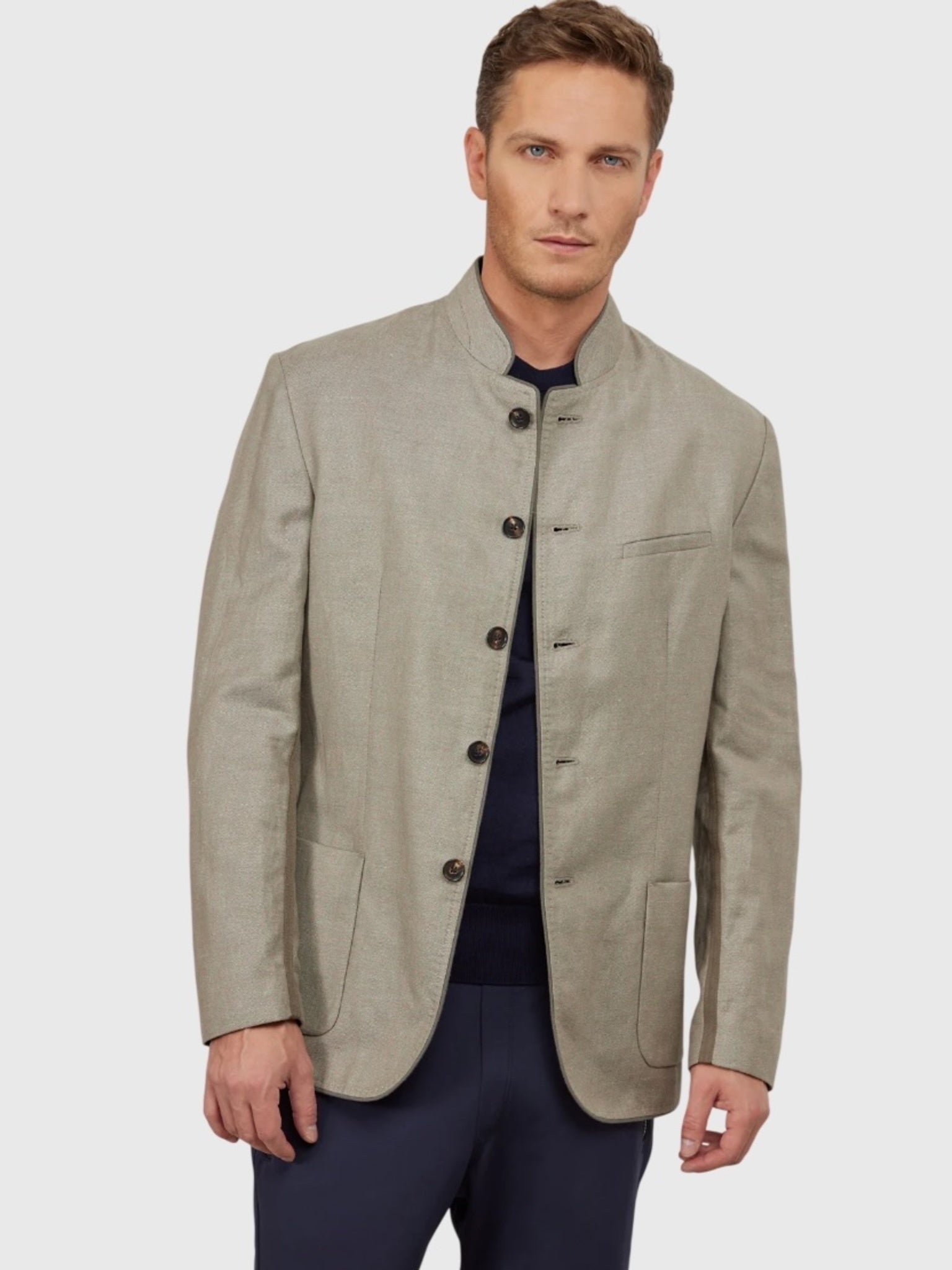 Frauenschuh Men's Arvo Cotton Linen Blazer - Saint Bernard