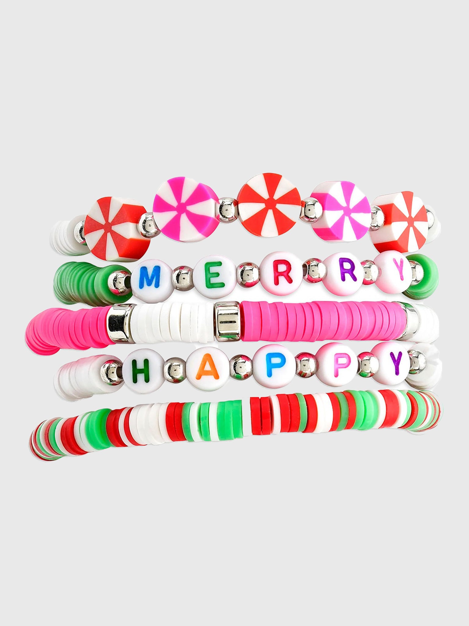 Iscream Girls' Pretty Peppermint Bracelet Set - Saint Bernard