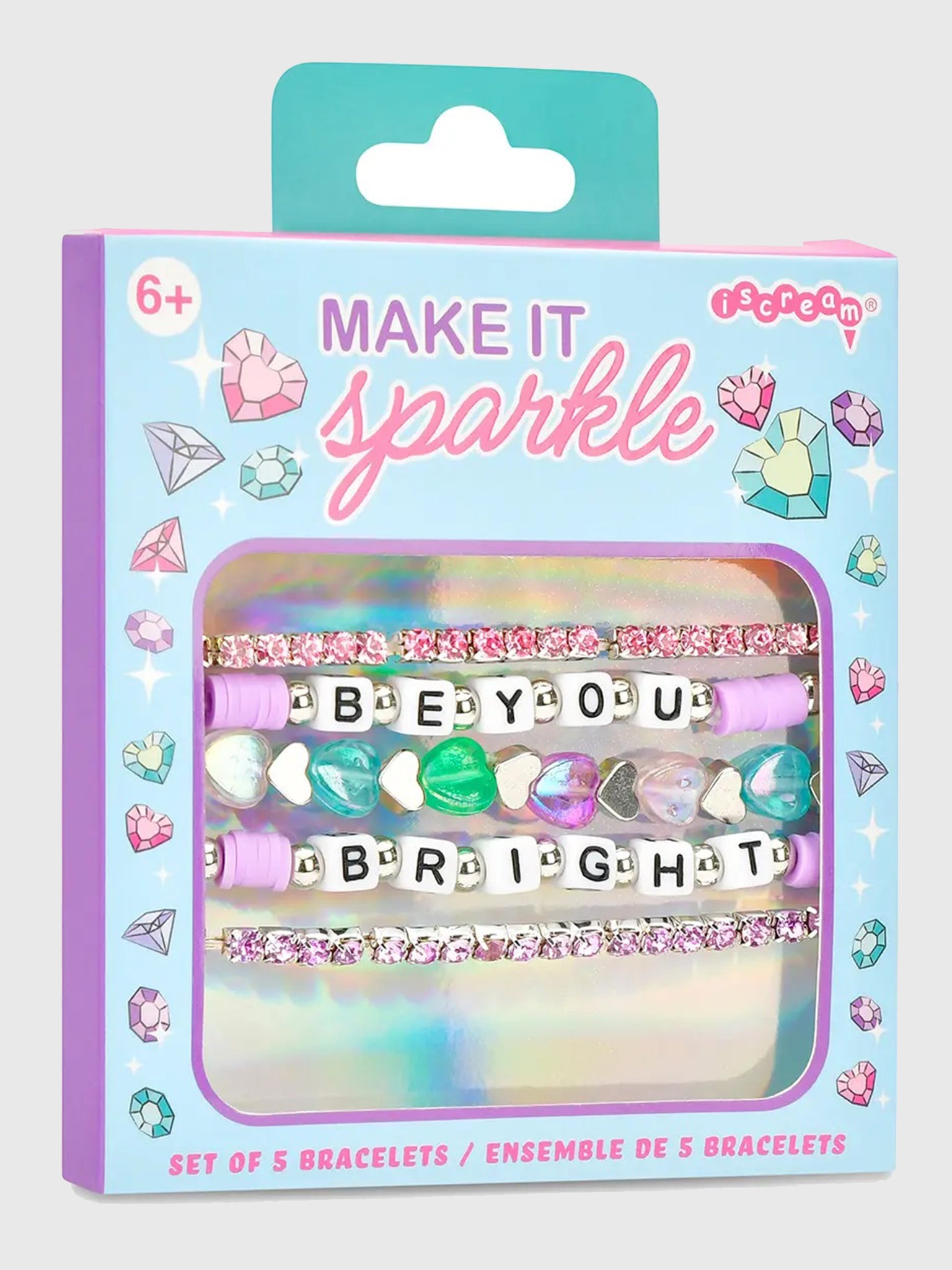 Iscream Girls' Make It Sparkle Bracelet Set - Saint Bernard