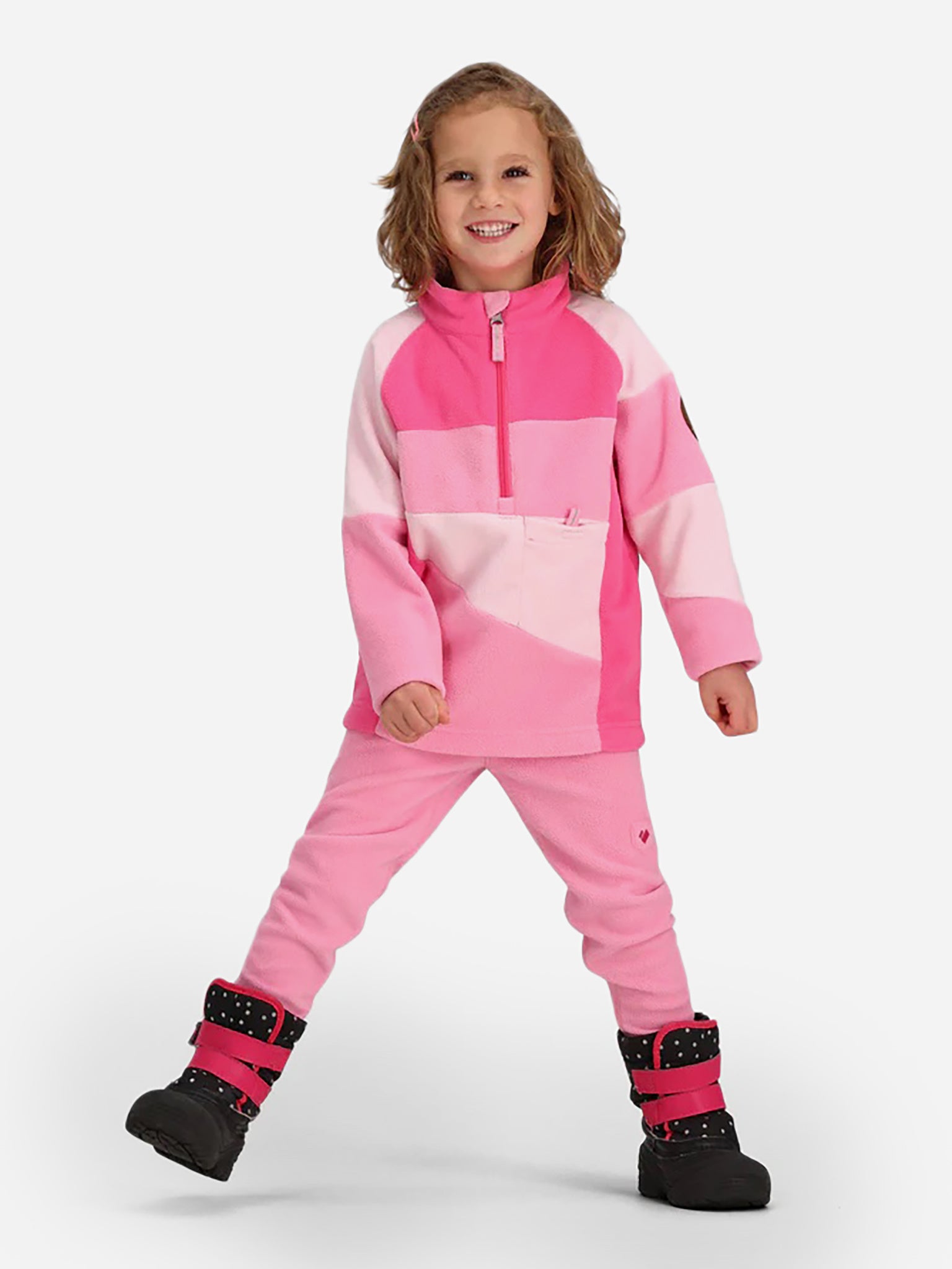 Obermeyer Kids' Noah Fleece Top Saint Bernard