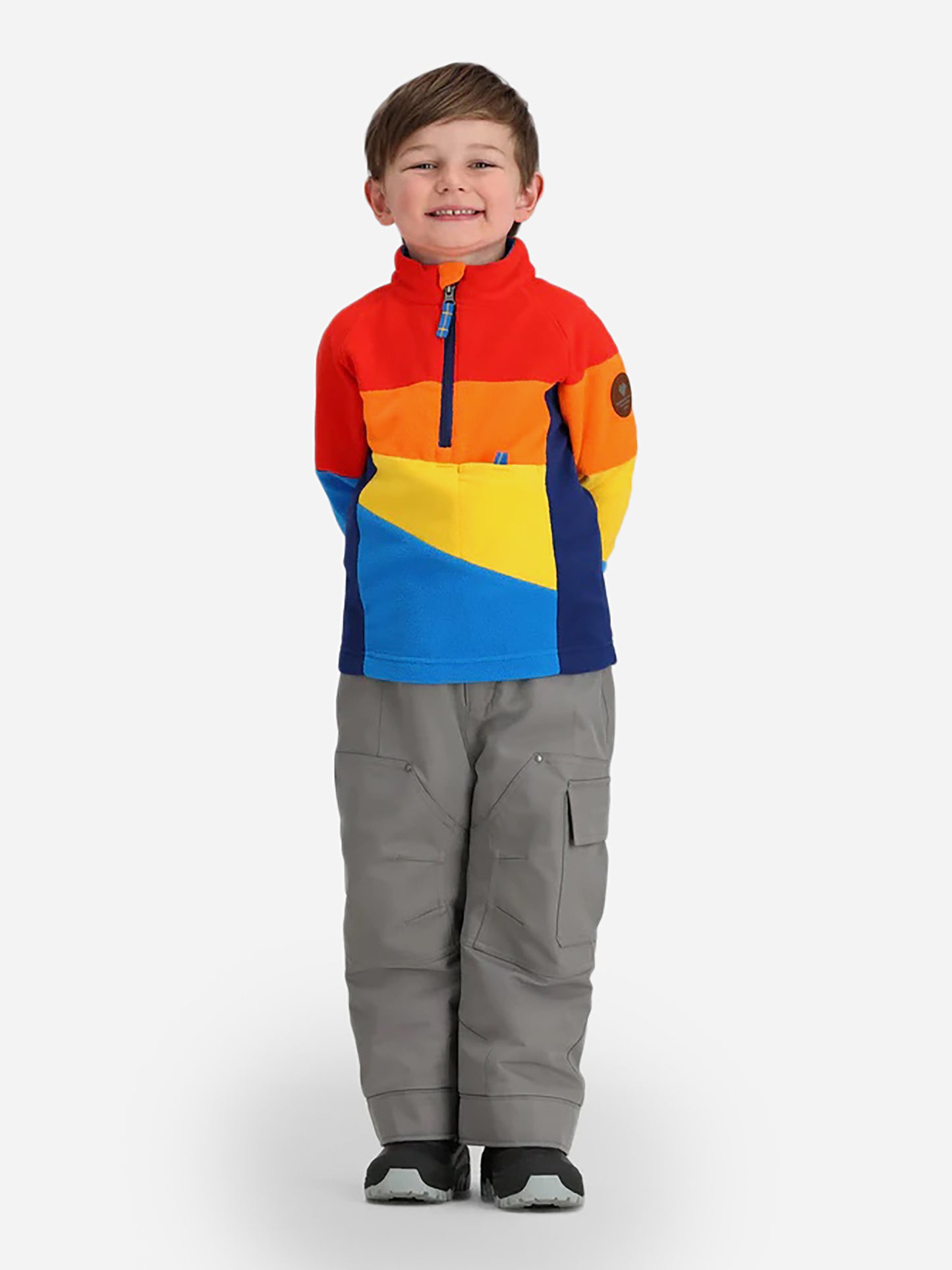 Obermeyer Kids' Noah Fleece Top - Saint Bernard