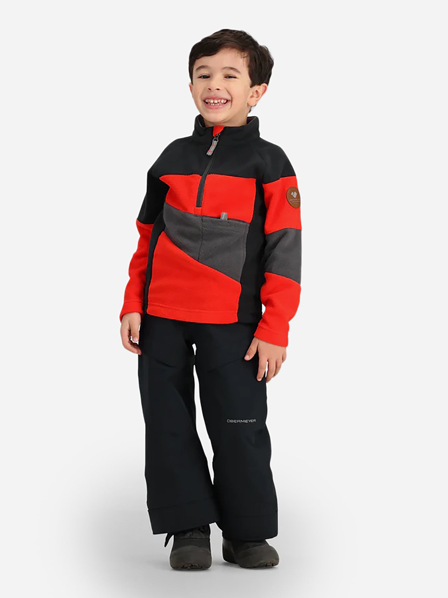 Obermeyer Kids' Noah Fleece Top - Saint Bernard