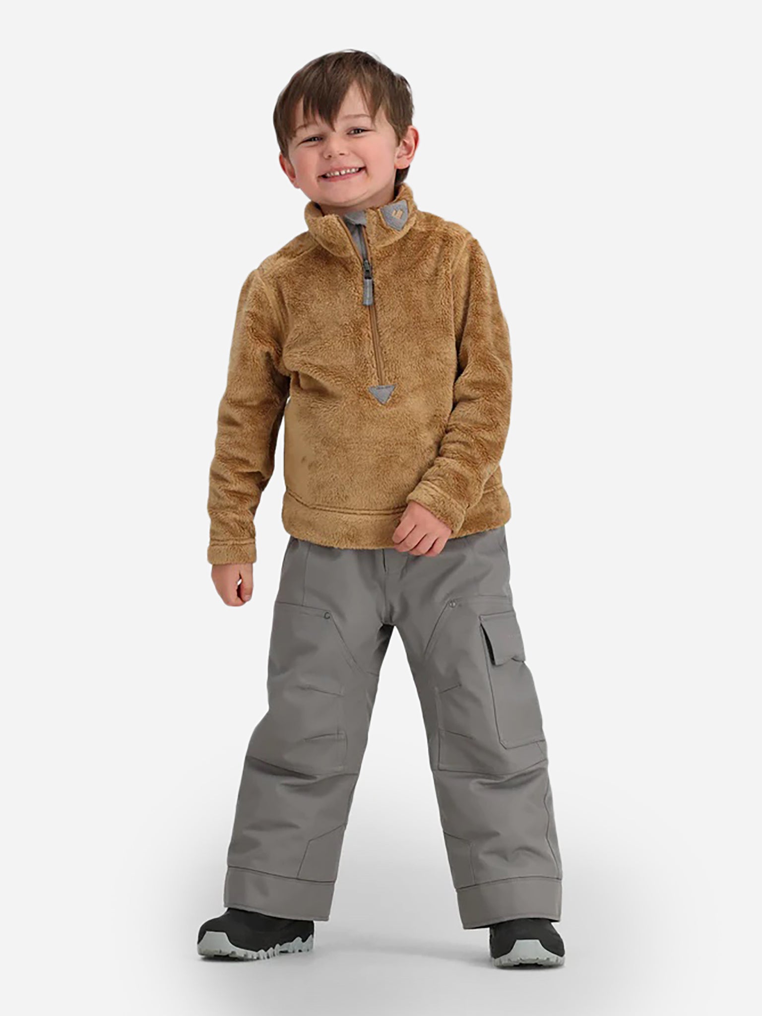 Obermeyer Kids' Superior Gear II Zip Top - Saint Bernard