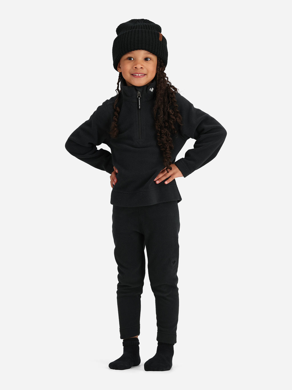 Obermeyer Kids' Ultra Gear Zip Top - Saint Bernard
