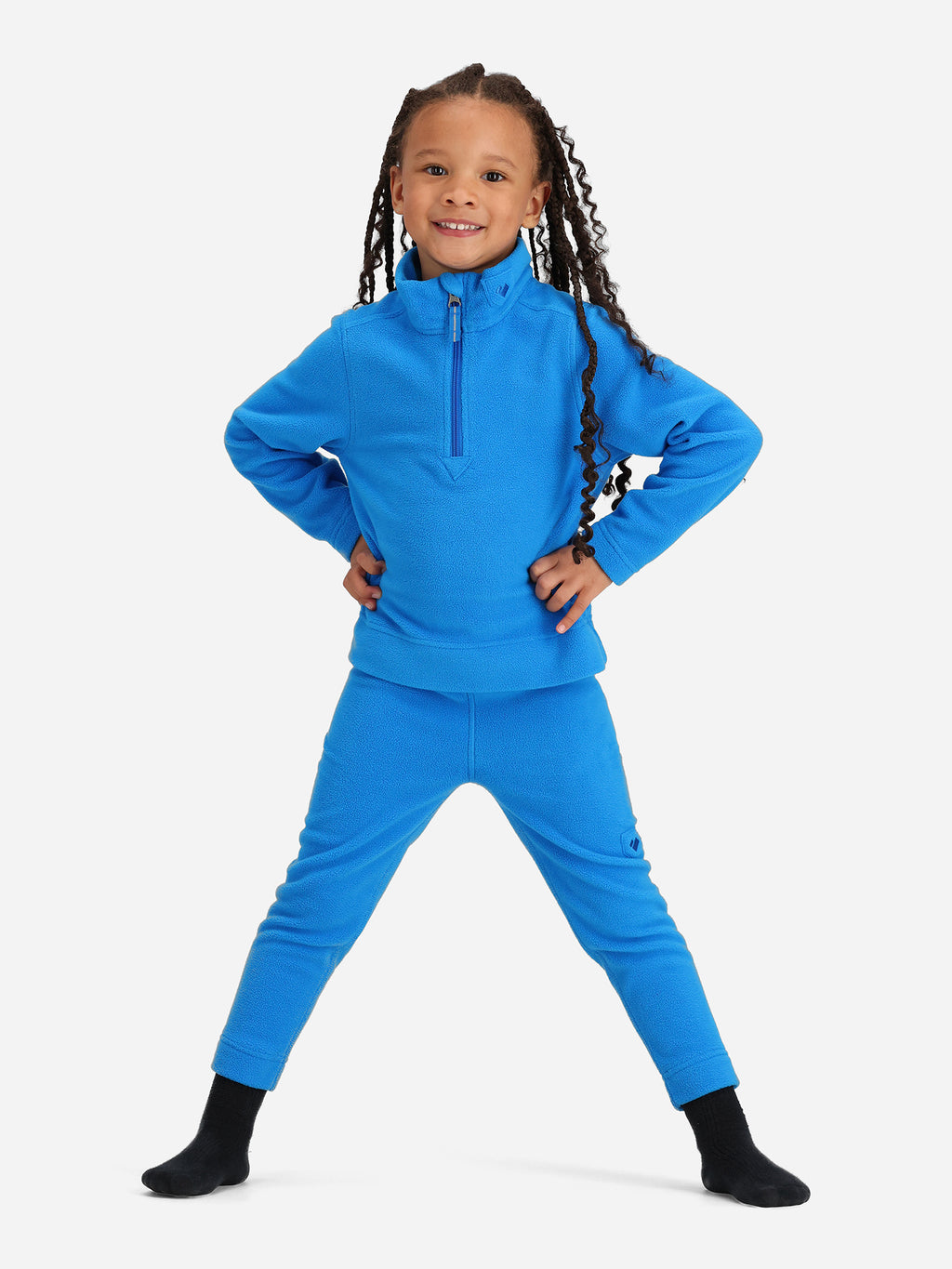 Obermeyer Kids' Ultra Gear Zip Top - Saint Bernard