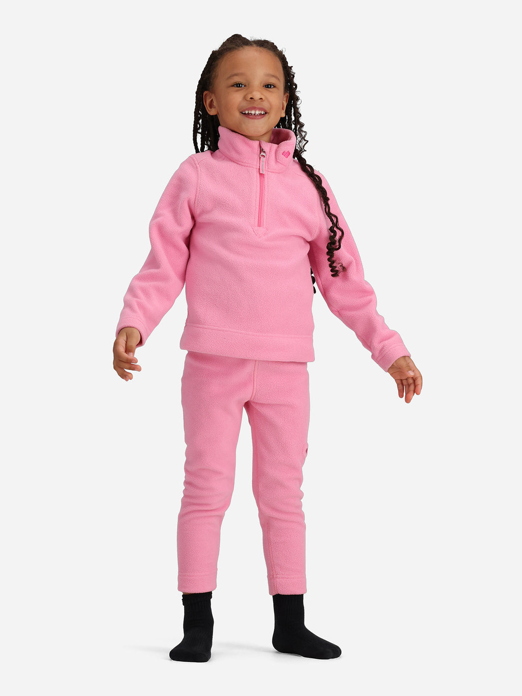 Obermeyer Kids' Ultra Gear Zip Top - Saint Bernard
