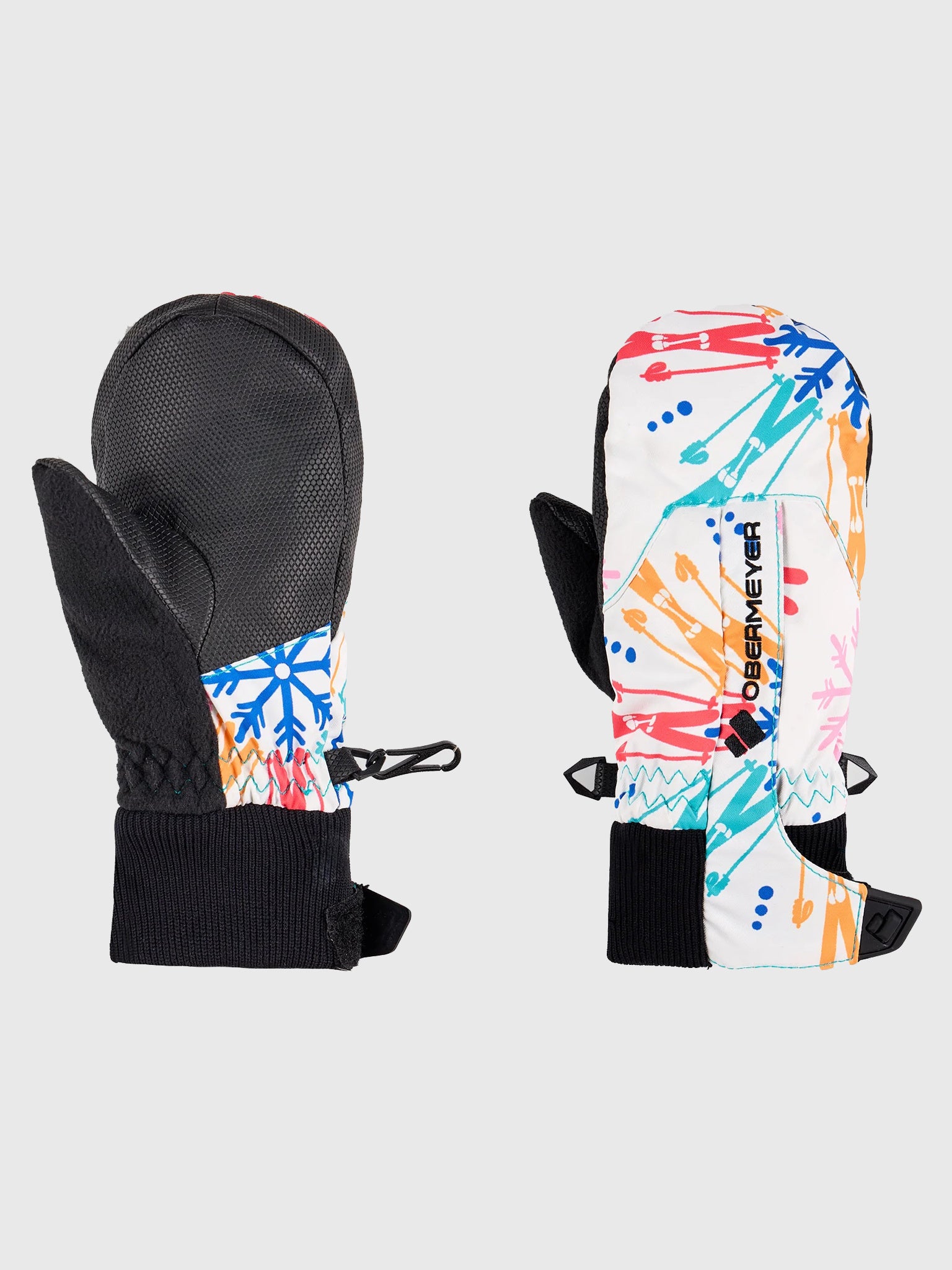 Obermeyer Kids' Thumbs Up Print Mitten - Saint Bernard