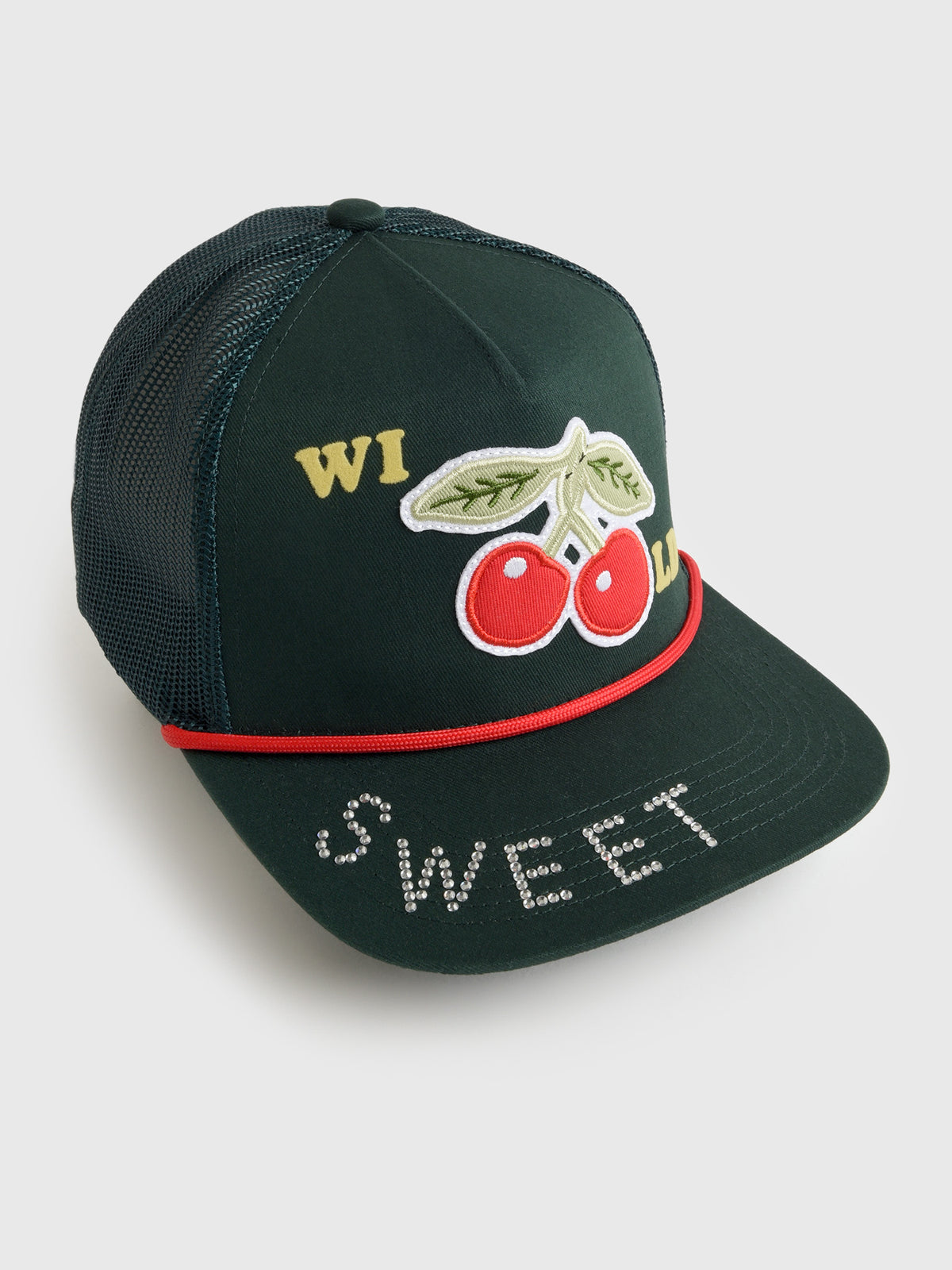 MOTHER The 10-4 Trucker Hat in Smile F*ker New Smile I May Wink Back Trucker Caps, Trendy Trucker Hats  main image 4