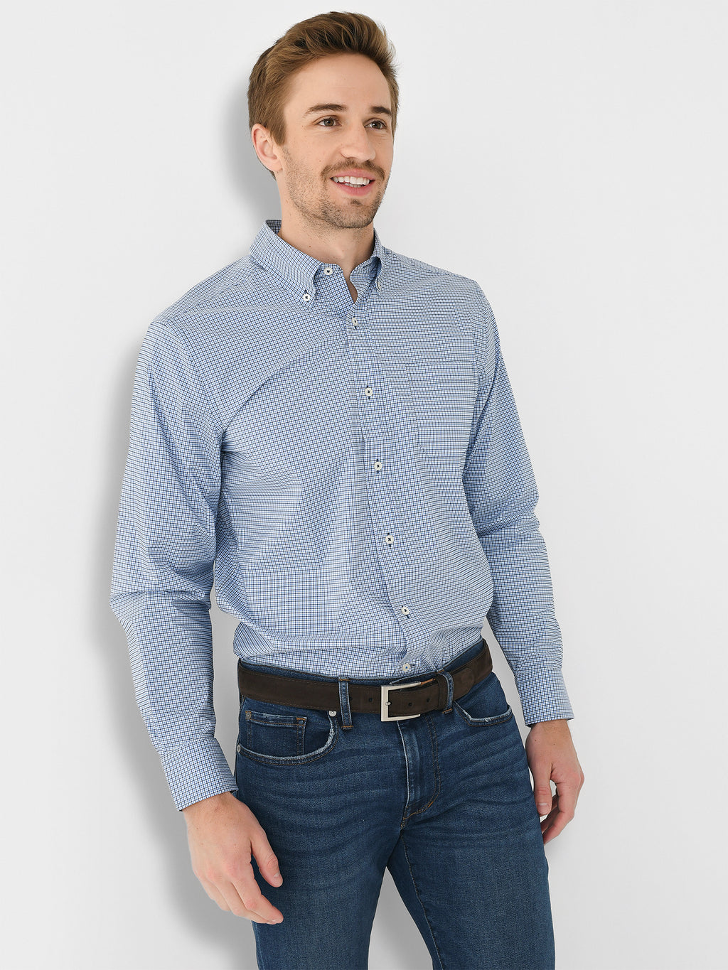 Southern Tide Men's Bowry Brrr° Intercoastal Sport Shirt - Saint Bernard