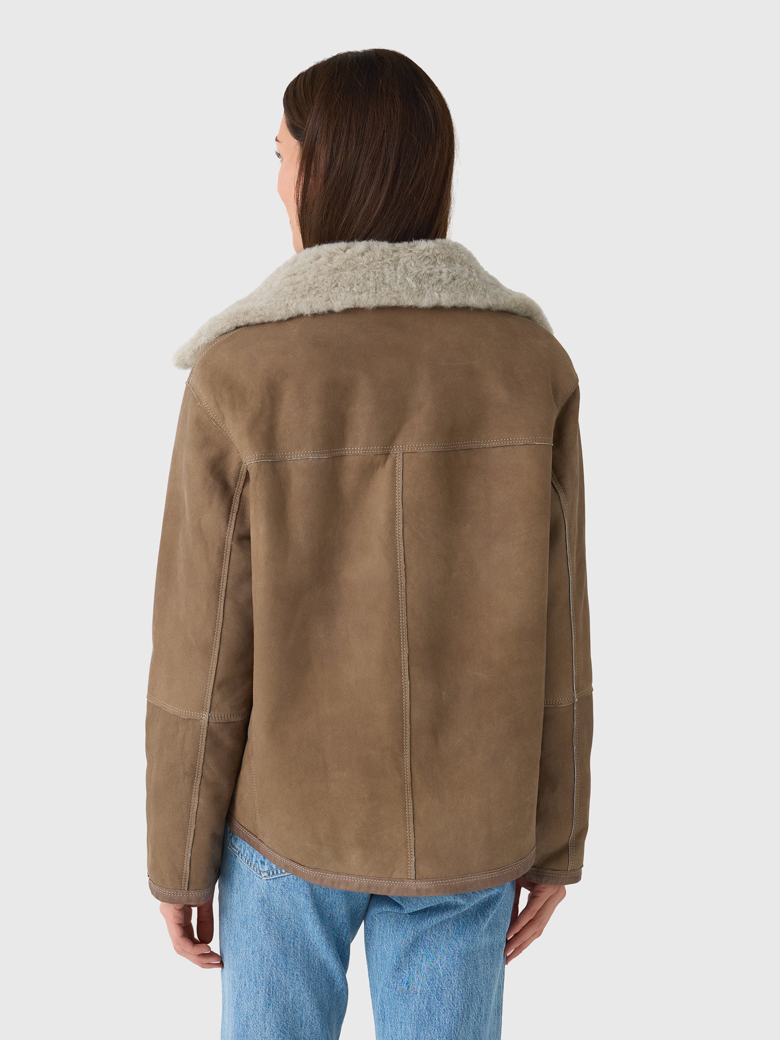 Frauenschuh Women's Dolli Shearling Jacket - Saint Bernard