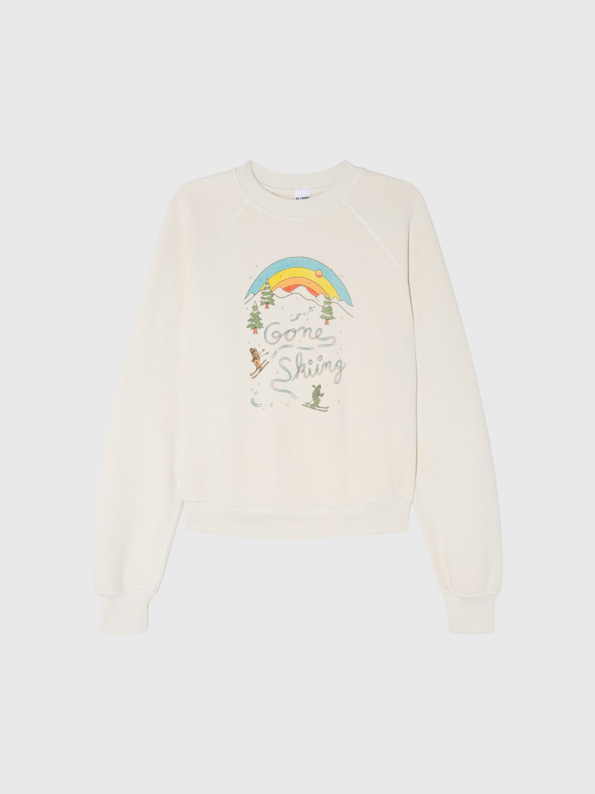 Re/Done Women's Gone Skiing Classic Crewneck - Saint Bernard
