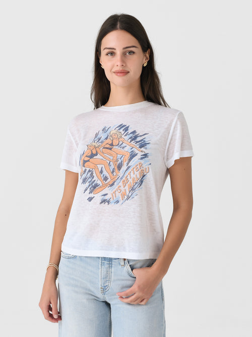 Re/Done Women's Surfer Girls Classic Tee