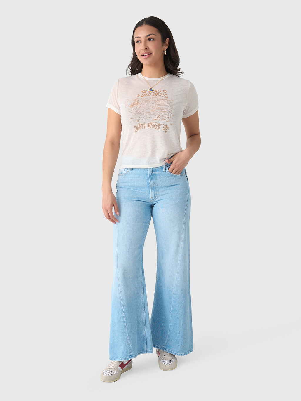 Re/Done Women's Death Valley Tap Classic Tee - Saint Bernard