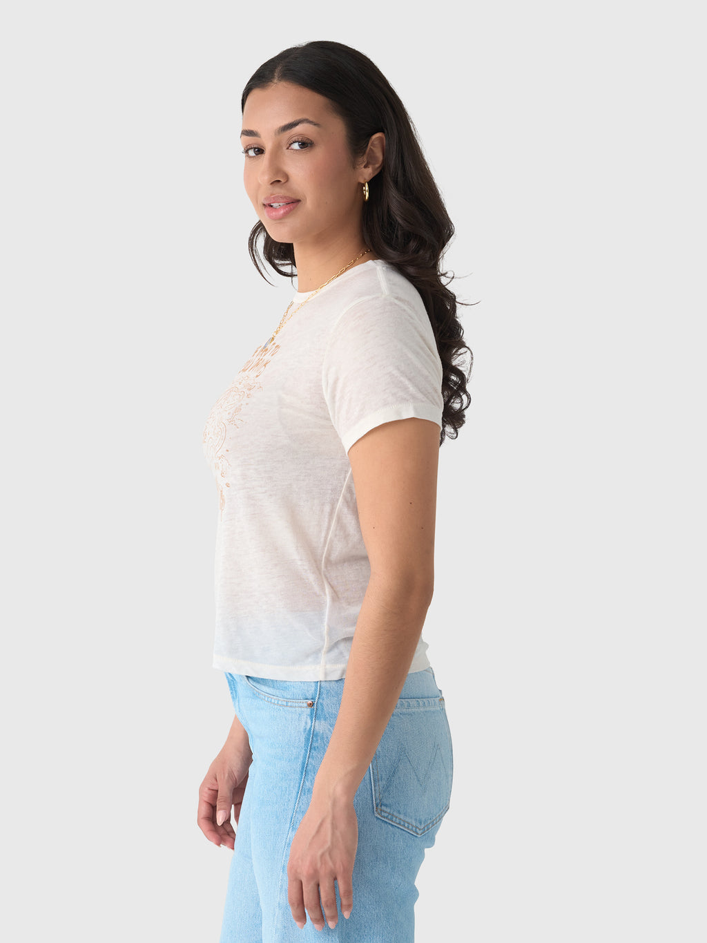 Re/Done Women's Death Valley Tap Classic Tee - Saint Bernard