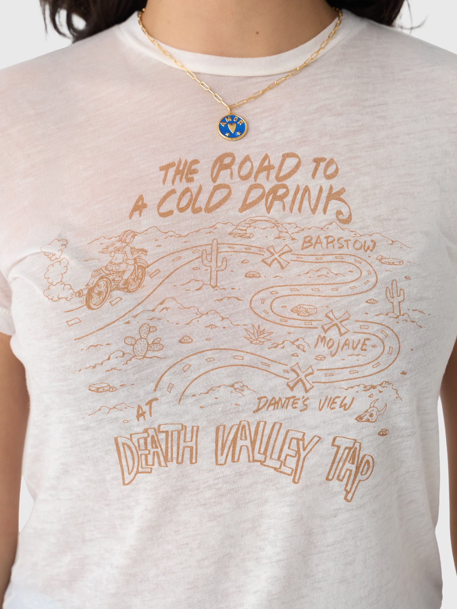 Re/Done Women's Death Valley Tap Classic Tee - Saint Bernard