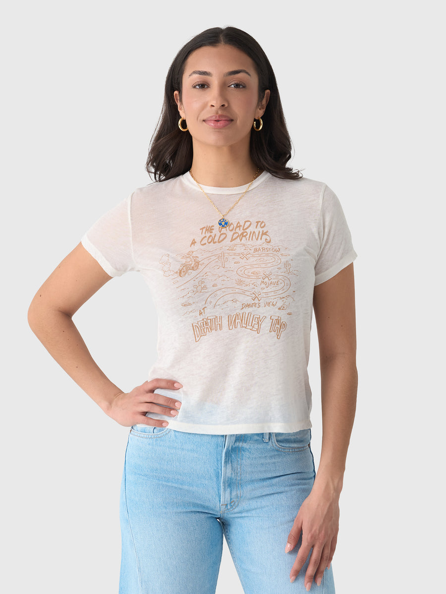 Re/Done Women's Death Valley Tap Classic Tee - Saint Bernard