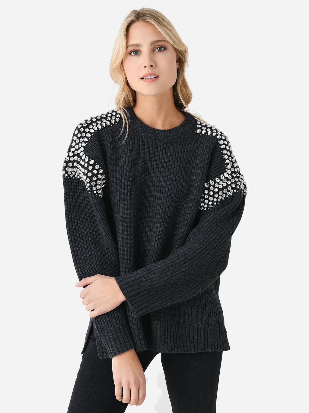 ALC Women's Colby Embellished Wool Sweater - Saint Bernard