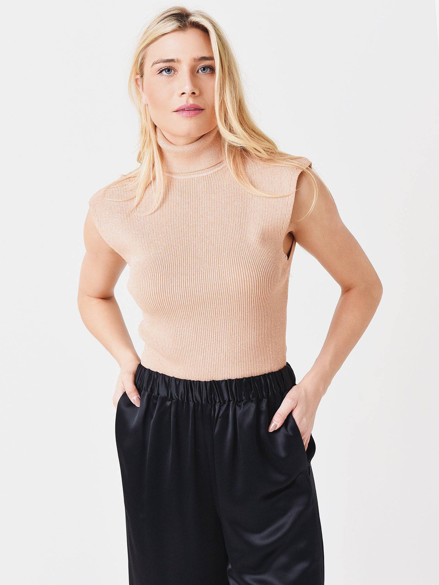 ALC Women's Amara Rib Knit Top - Saint Bernard