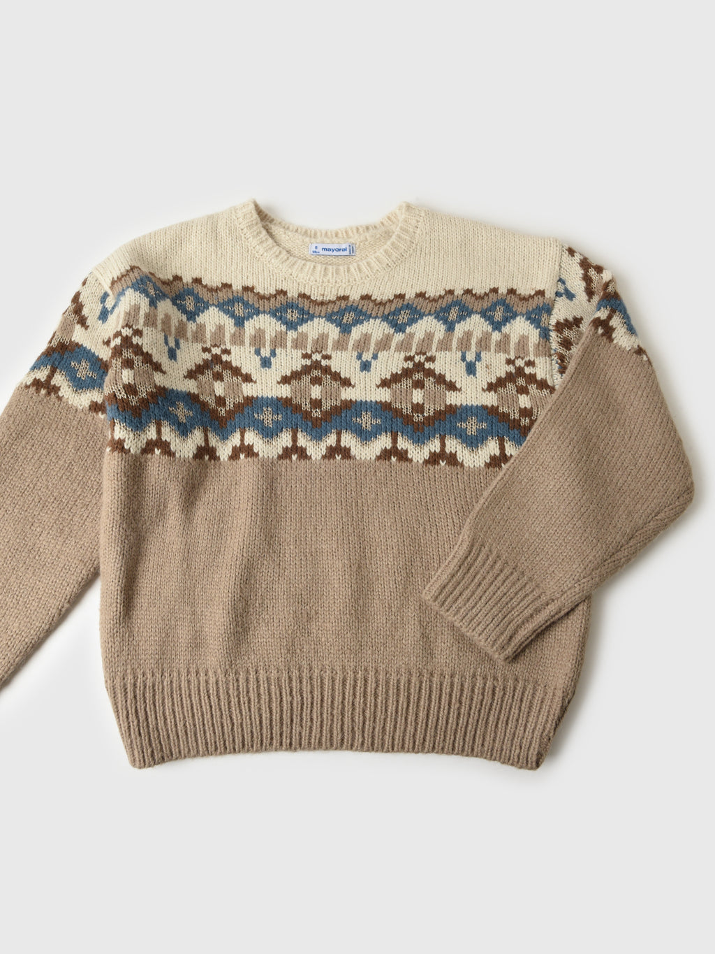Mayoral Girls' Jacquard Jersey - Saint Bernard
