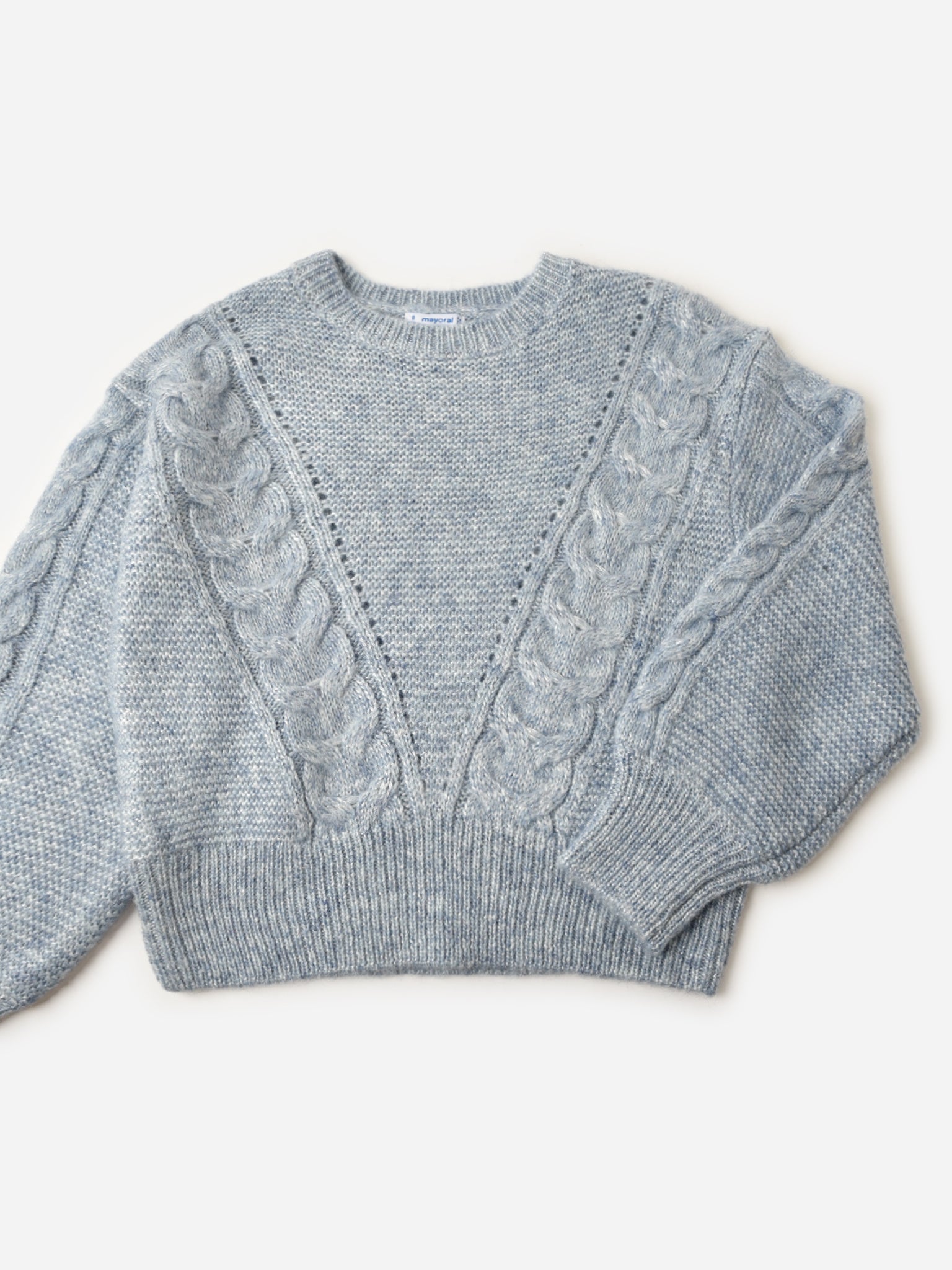 Mayoral Girls' Textured Jumper - Saint Bernard