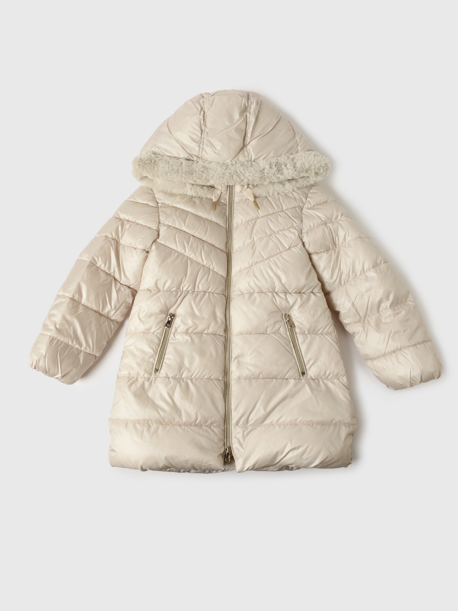 Mayoral Girls' Long Coat - Saint Bernard