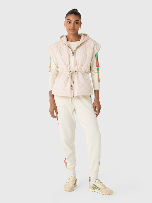 Women's Anorak Hoodie Puffer Vest